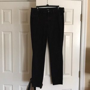 JCPenney Black Ana Skinny Jegging Jeans size 12 US